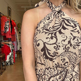 Havana Nights Halter Dress
