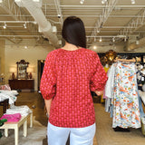 Isla Blouse- Punch