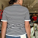 Clarissa Stripe Knit Tee