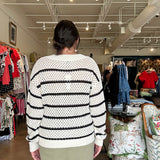 Airy Openwork Sweater