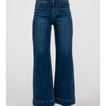A Line Darted Jeans - Dark Wash - Elle Maxine