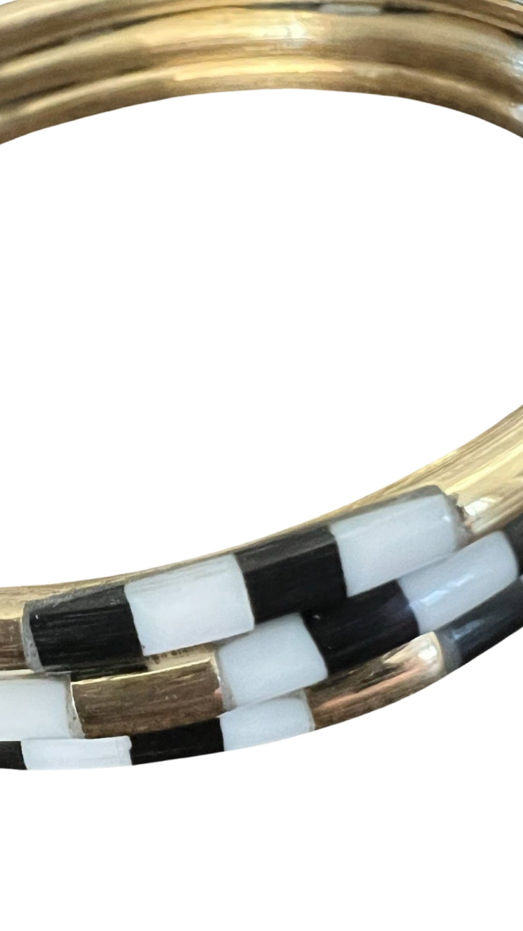Aquarius Stack - Black/White (Thin) - Elle Maxine