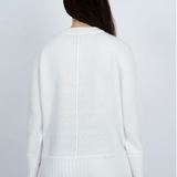 Ariadne Sweater - White - Elle Maxine