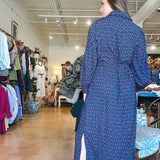 Ava Button Down Midi Dress - Elle Maxine