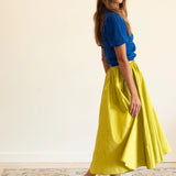 Ayla Skirt - Chartreuse - Elle Maxine