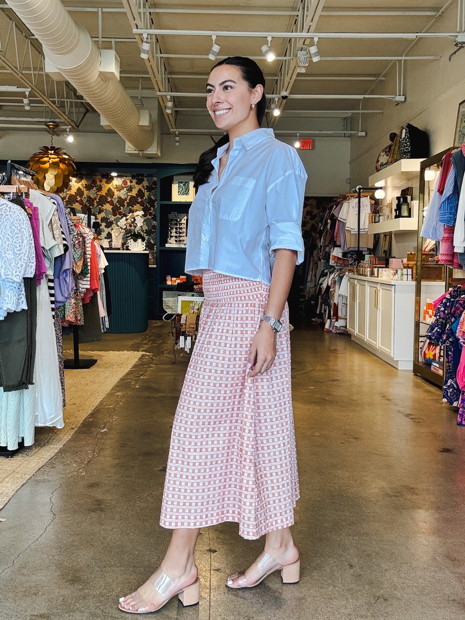 Azita Midi Skirt - Elle Maxine