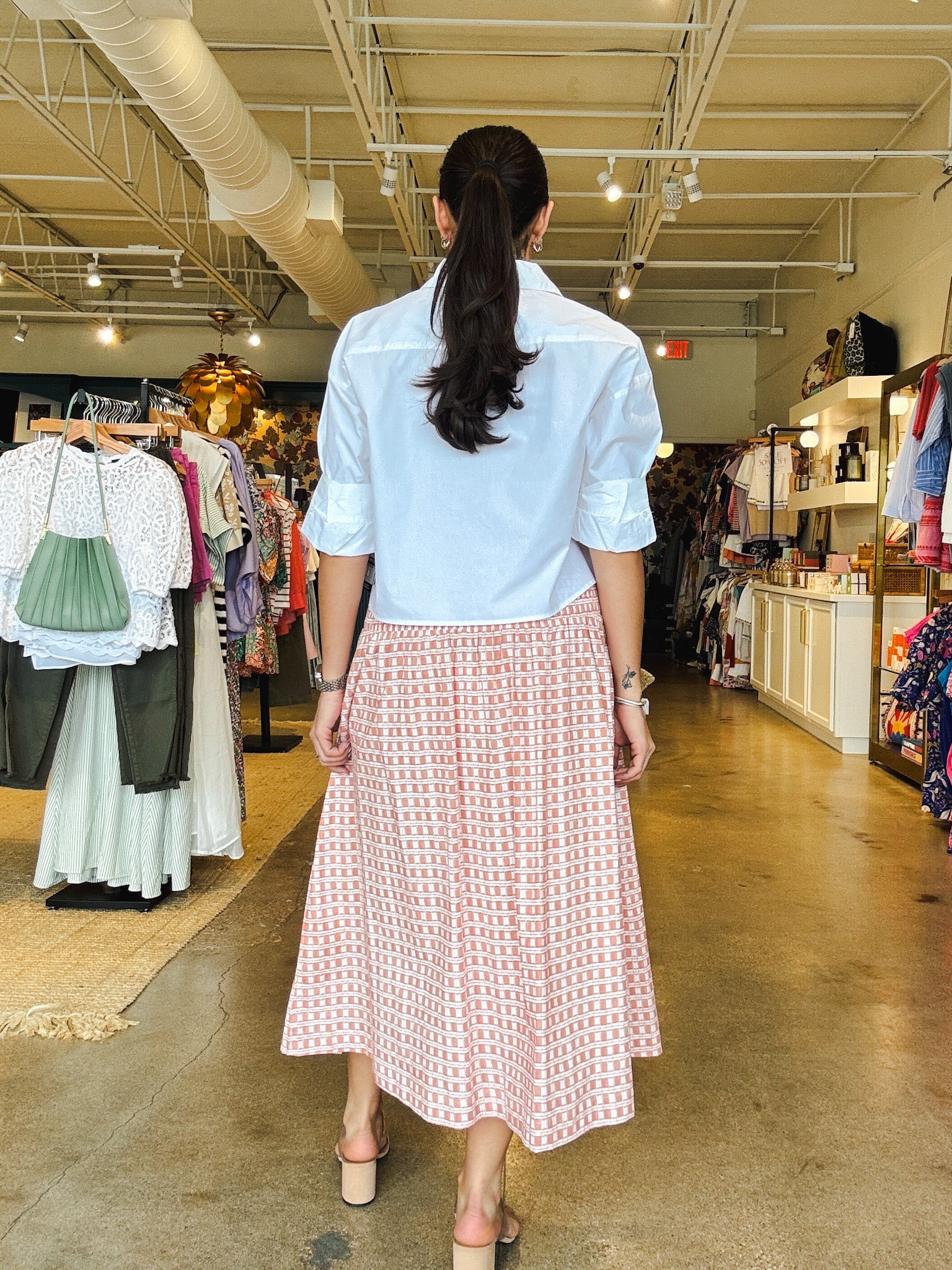 Azita Midi Skirt - Elle Maxine