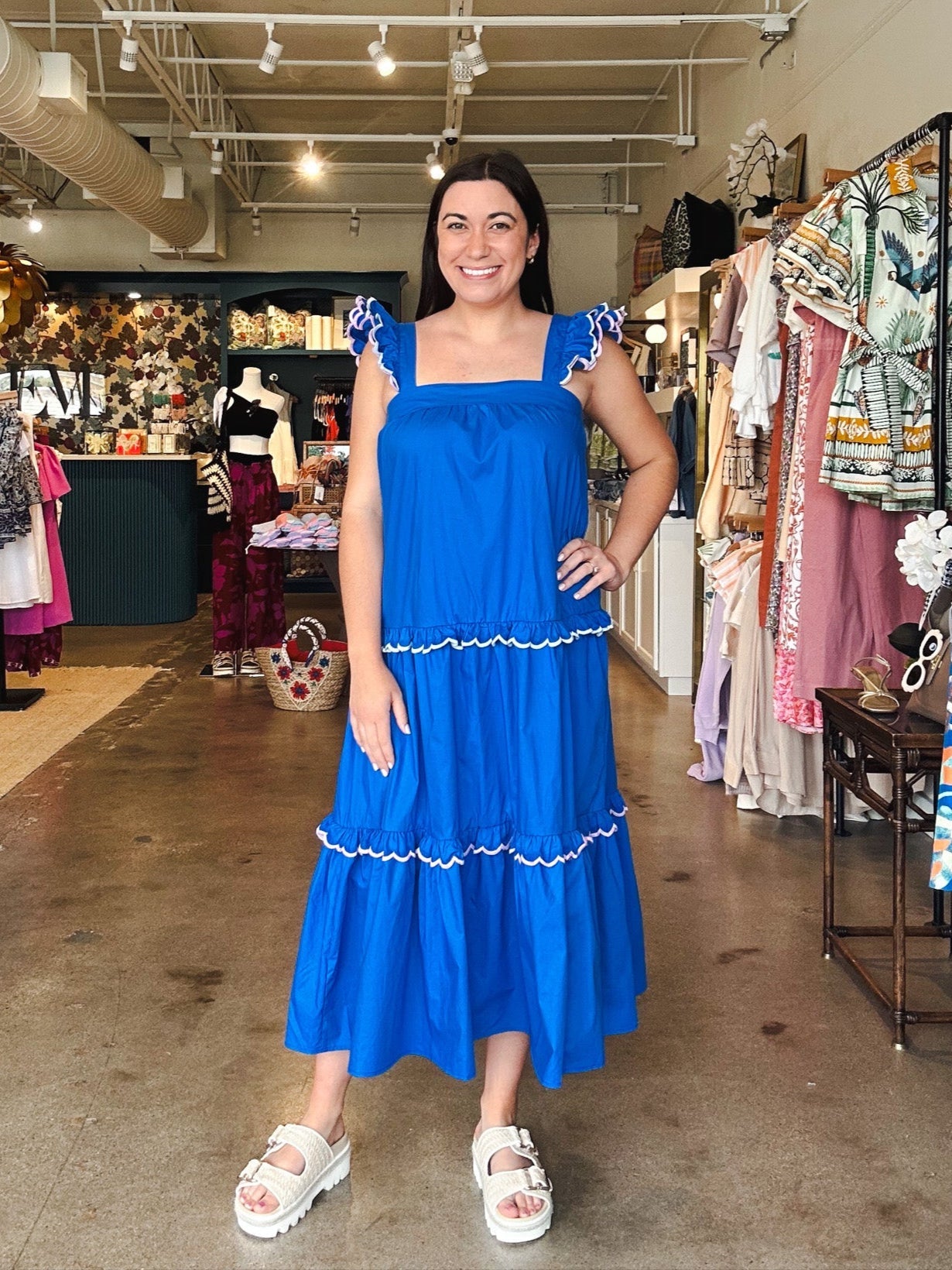 Azure Maxi Dress - Elle Maxine