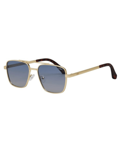 Brooks Sunglasses - Gold/Blue - Elle Maxine