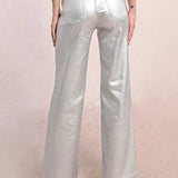 Brynn Pants - Silver - Elle Maxine