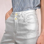 Brynn Pants - Silver - Elle Maxine