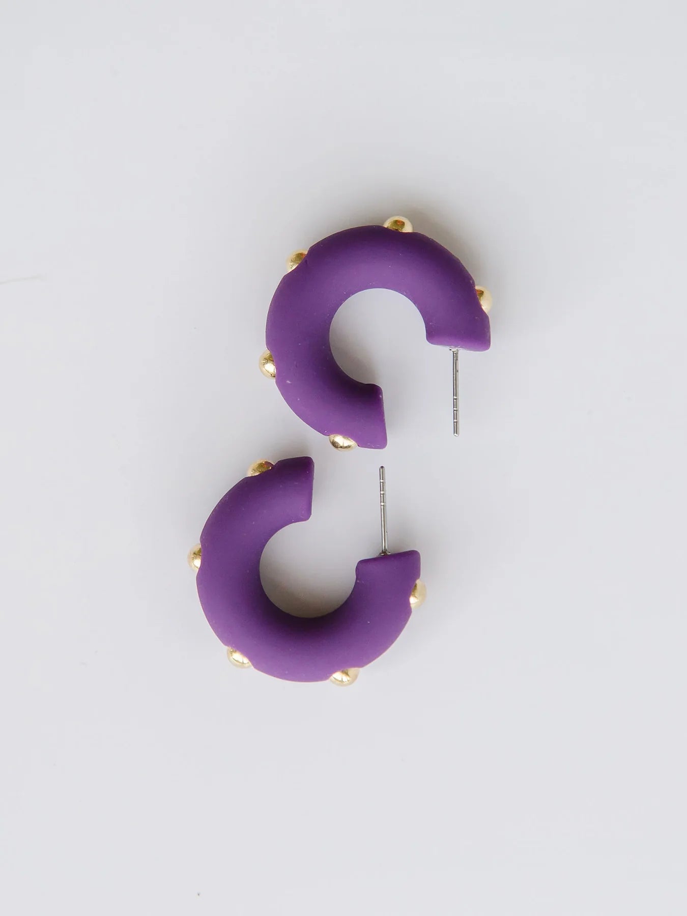Candace Small Earrings - Plum - Elle Maxine