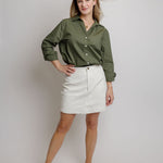 Carolina Shirt - Moss - Elle Maxine