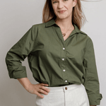 Carolina Shirt - Moss - Elle Maxine