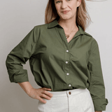 Carolina Shirt - Moss - Elle Maxine