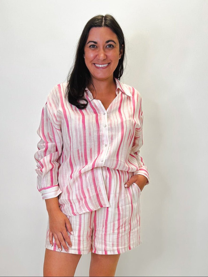 Cera Button Down Top - Elle Maxine