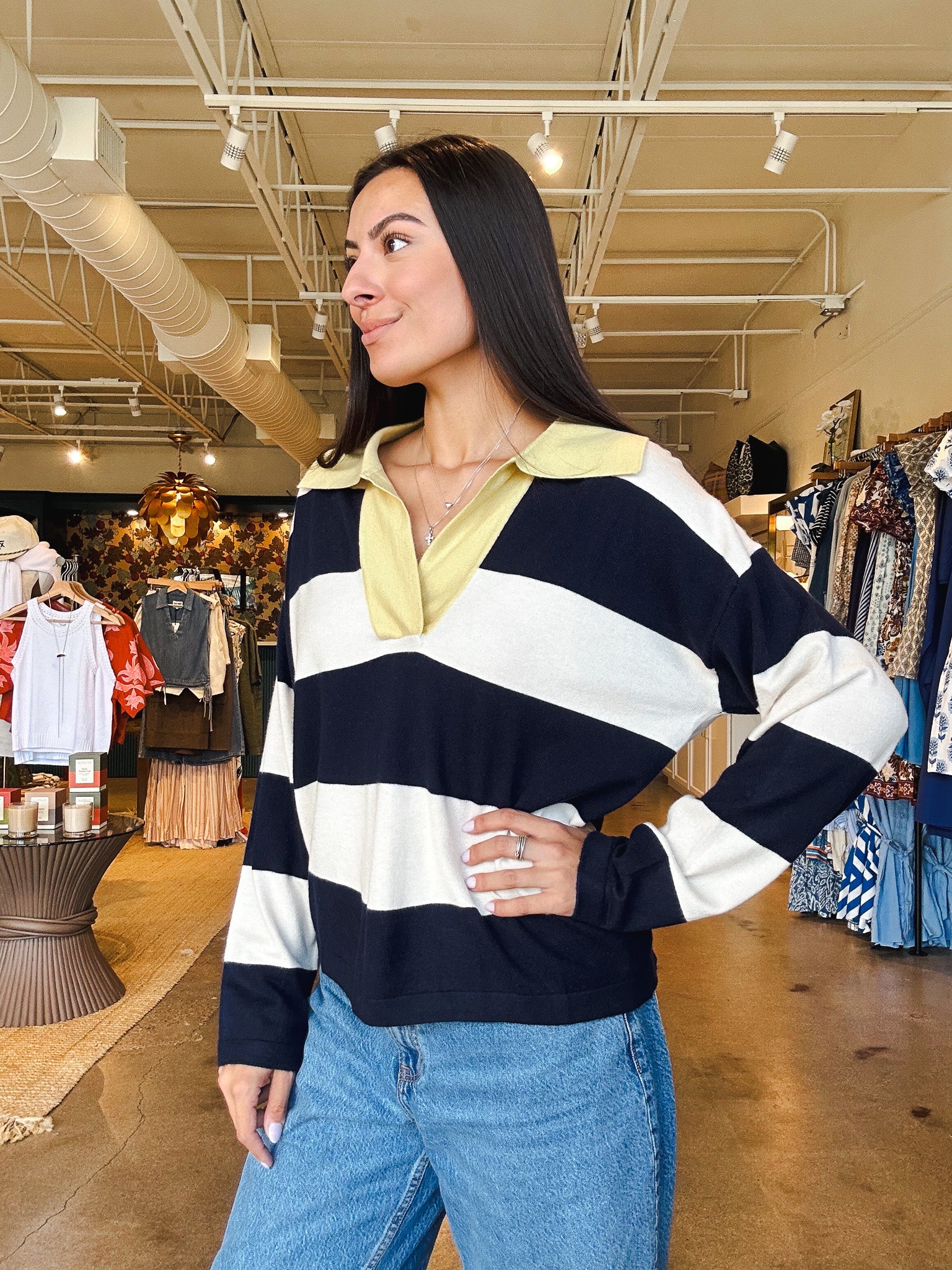 Colchique Sweater - Bleu - Elle Maxine