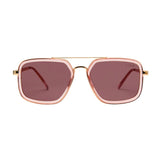 Cruz Sunglasses - Cream/Brown - Elle Maxine