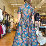 Diane Jacquard Midi Dress - Elle Maxine