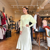 Eloine Midi Skirt - Butter - Elle Maxine