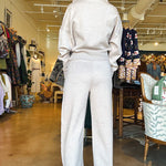 Erika Drawstring Pant - Taupe - Elle Maxine