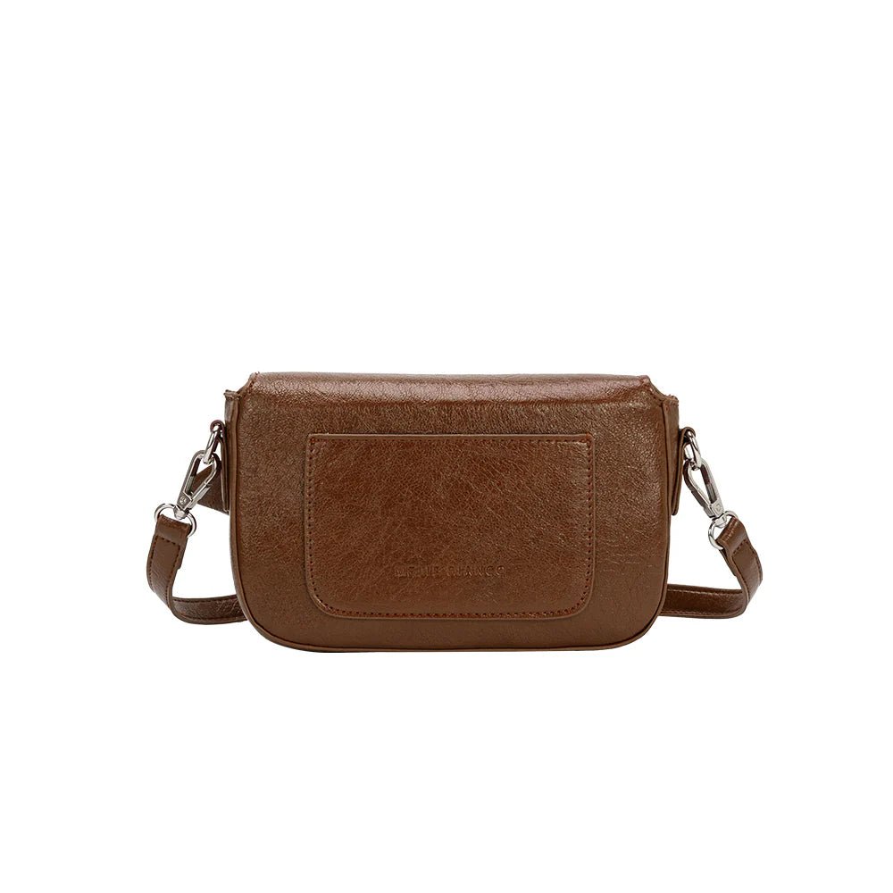 Faye Bow Clutch - Chocolate - Elle Maxine