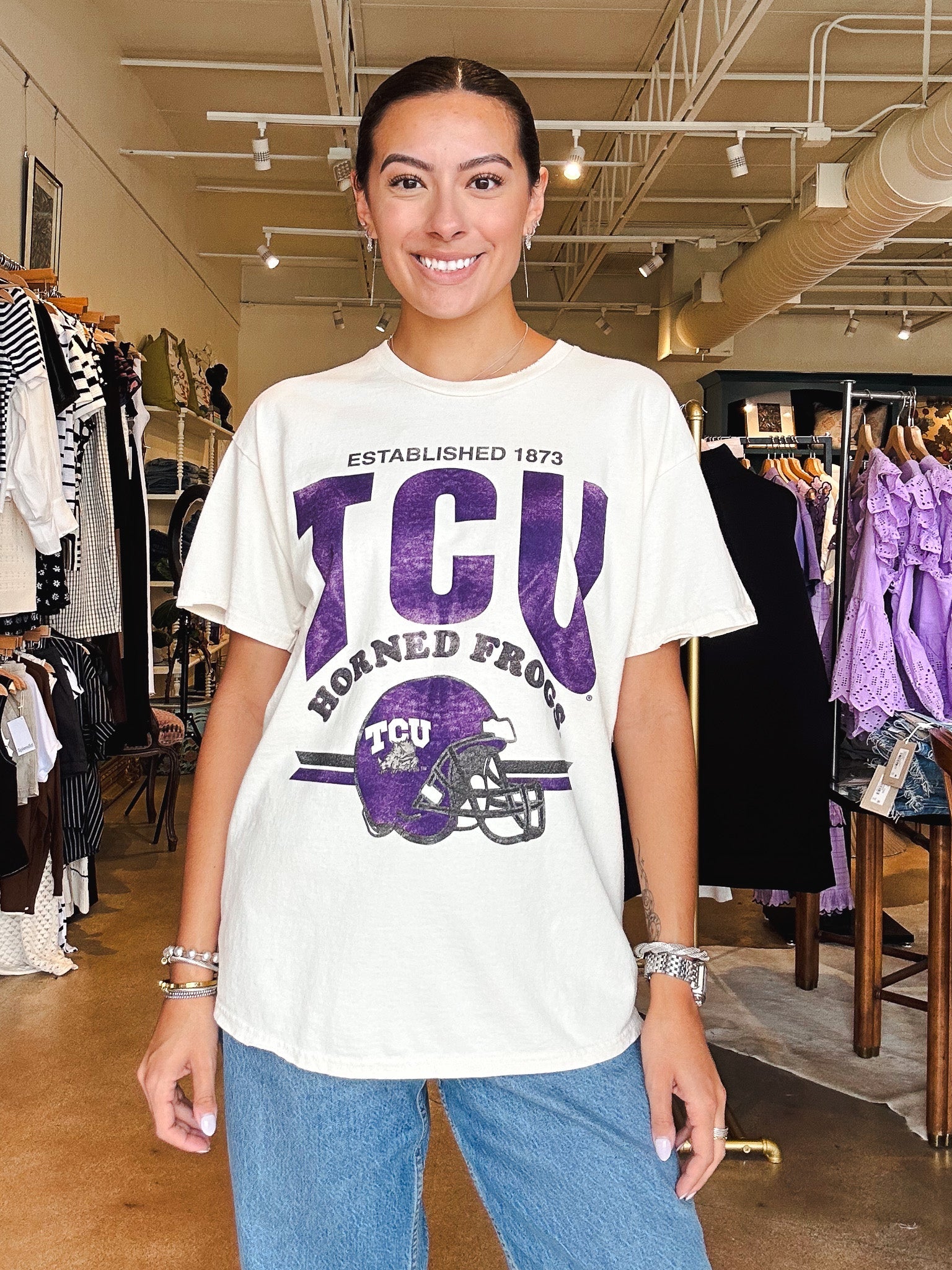 Frogs Helmet Tee - Elle Maxine