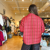 Gigi Stripe Quilted Jacket - Elle Maxine