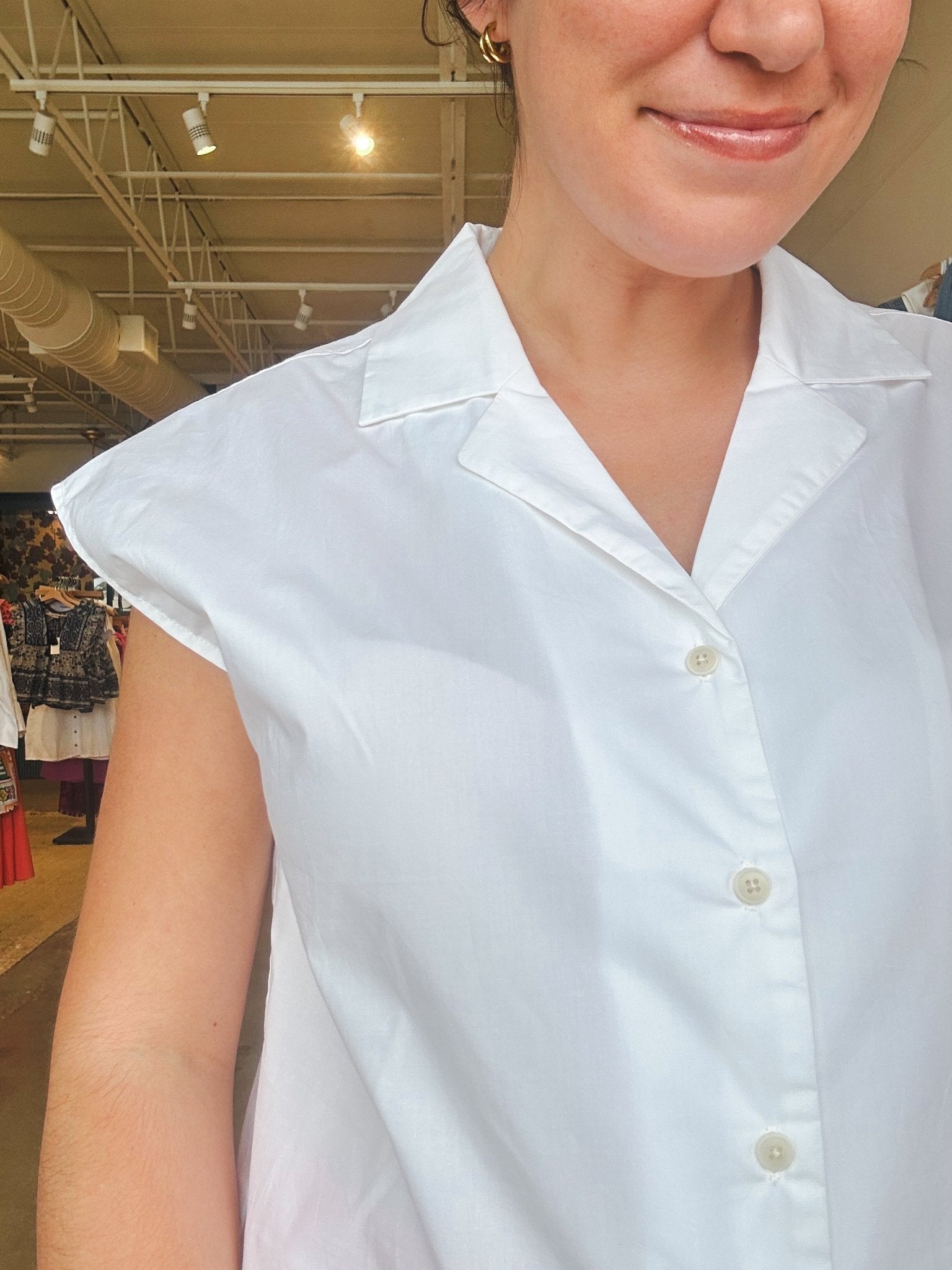 Hampton Top - White - Elle Maxine