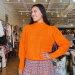 Heidi Sweater - Orange - Elle Maxine