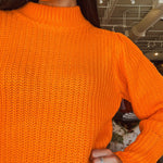 Heidi Sweater - Orange - Elle Maxine