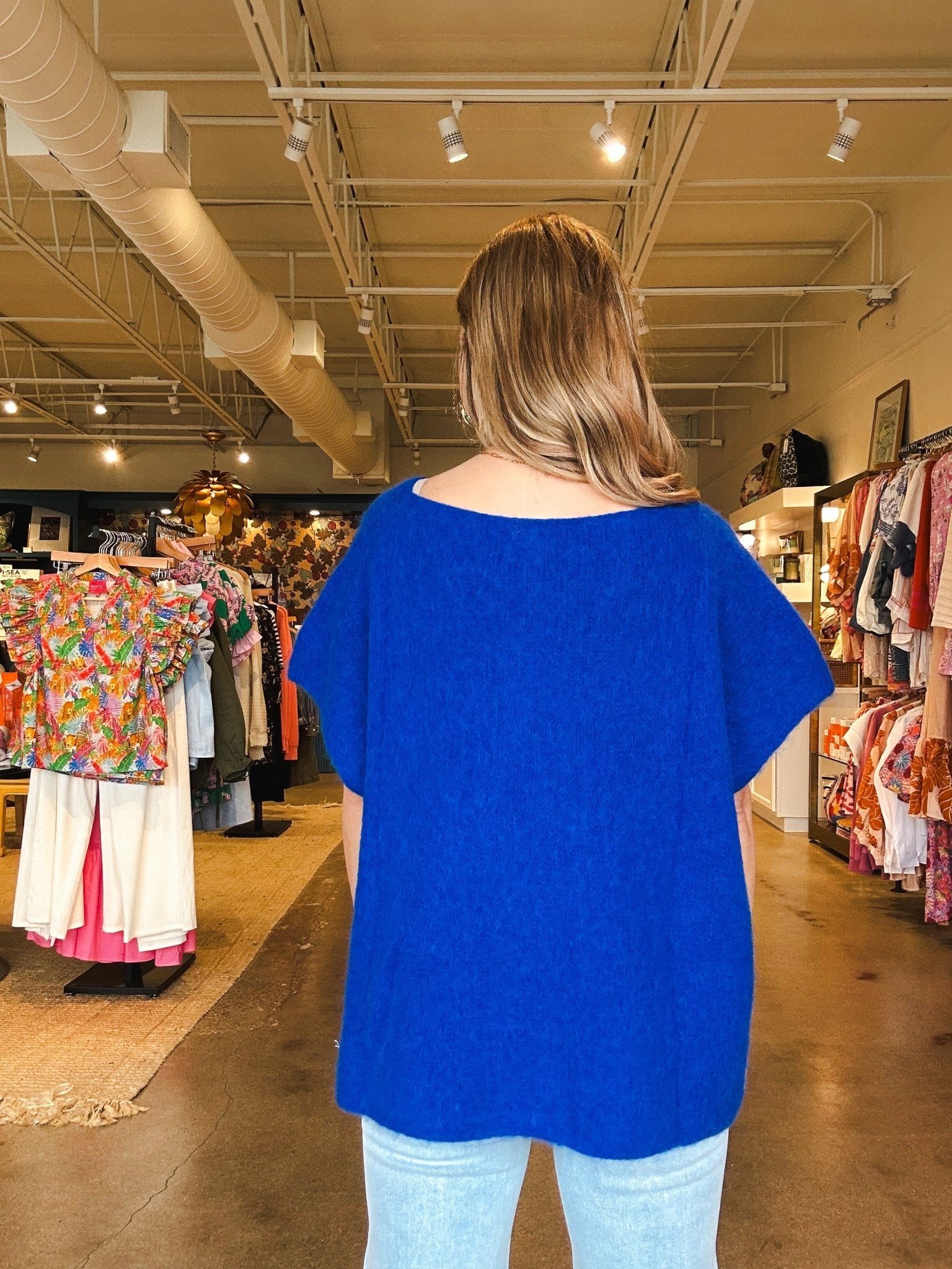 Ina Top - Blue - Elle Maxine