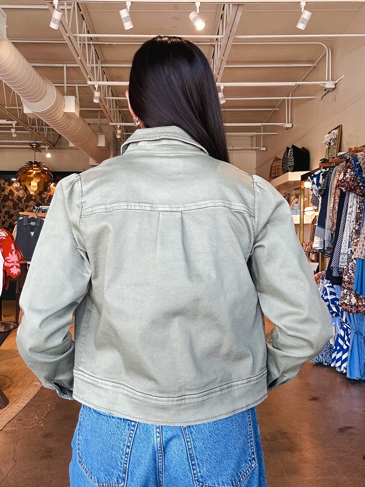 Jocelyn Trucker Jacket - Elle Maxine