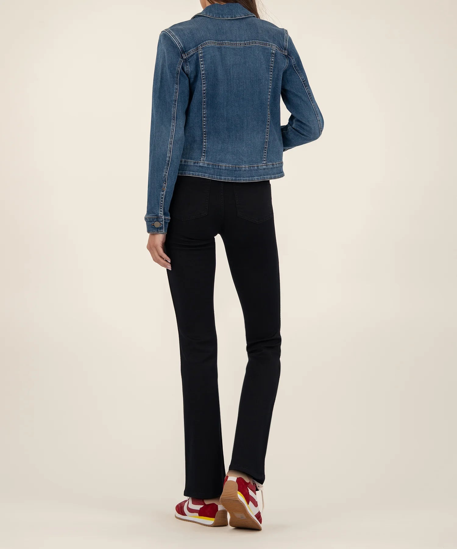 Julia Crop Denim Jacket - Elle Maxine