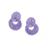 Kayla Earrings - Purple - Elle Maxine