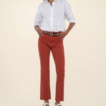 Kelsey Flare Jeans - Paprika - Elle Maxine