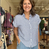 Kristy Stripe Top - Elle Maxine