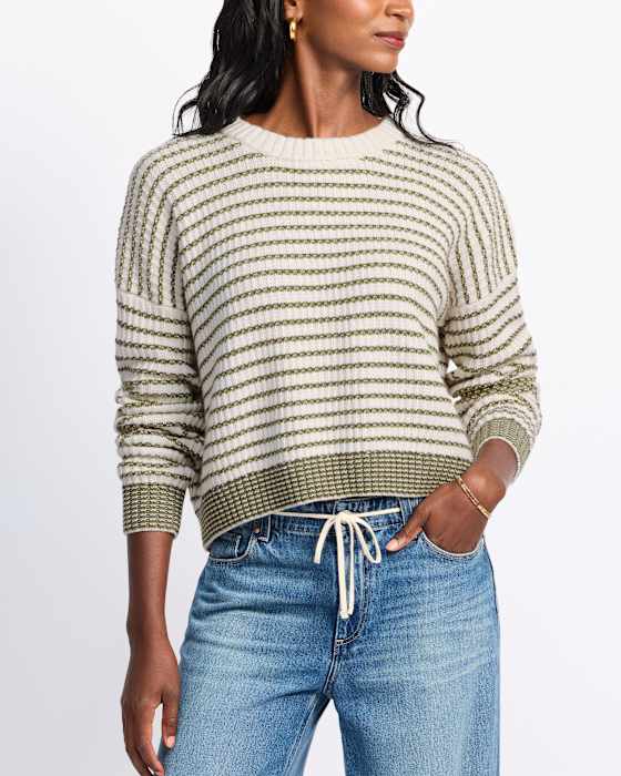 Lucy Stripe Sweater - Elle Maxine