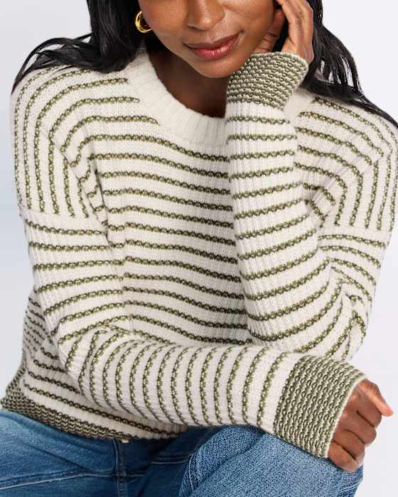 Lucy Stripe Sweater - Elle Maxine
