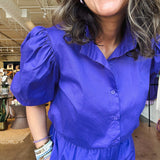 Mackenie Ruffle Neck Romper - Elle Maxine