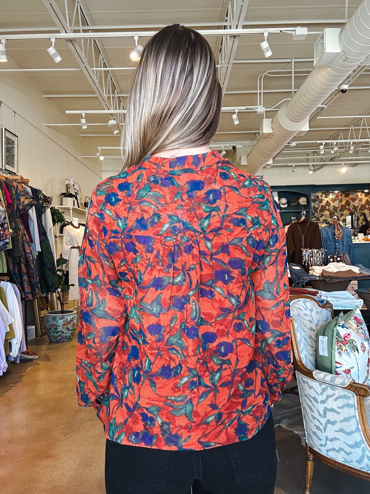 Marigold Button Down Blouse - Elle Maxine