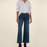 Meg Wide Leg Jeans - Align Seam - Elle Maxine