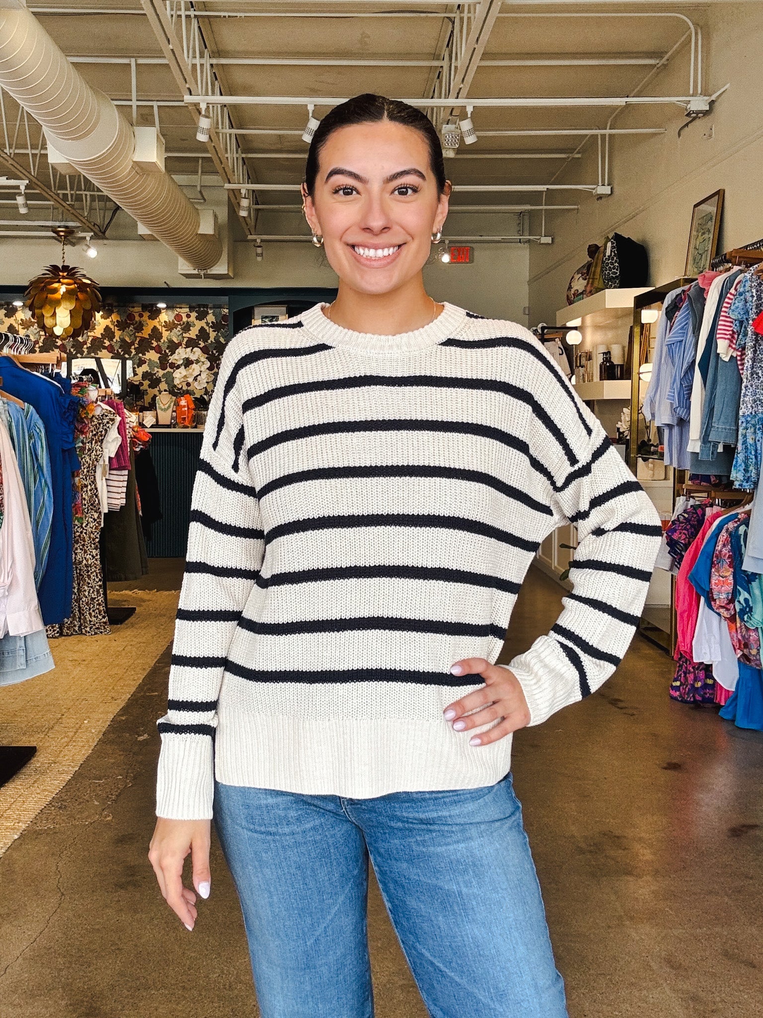 Miramar Linen Crew - Elle Maxine