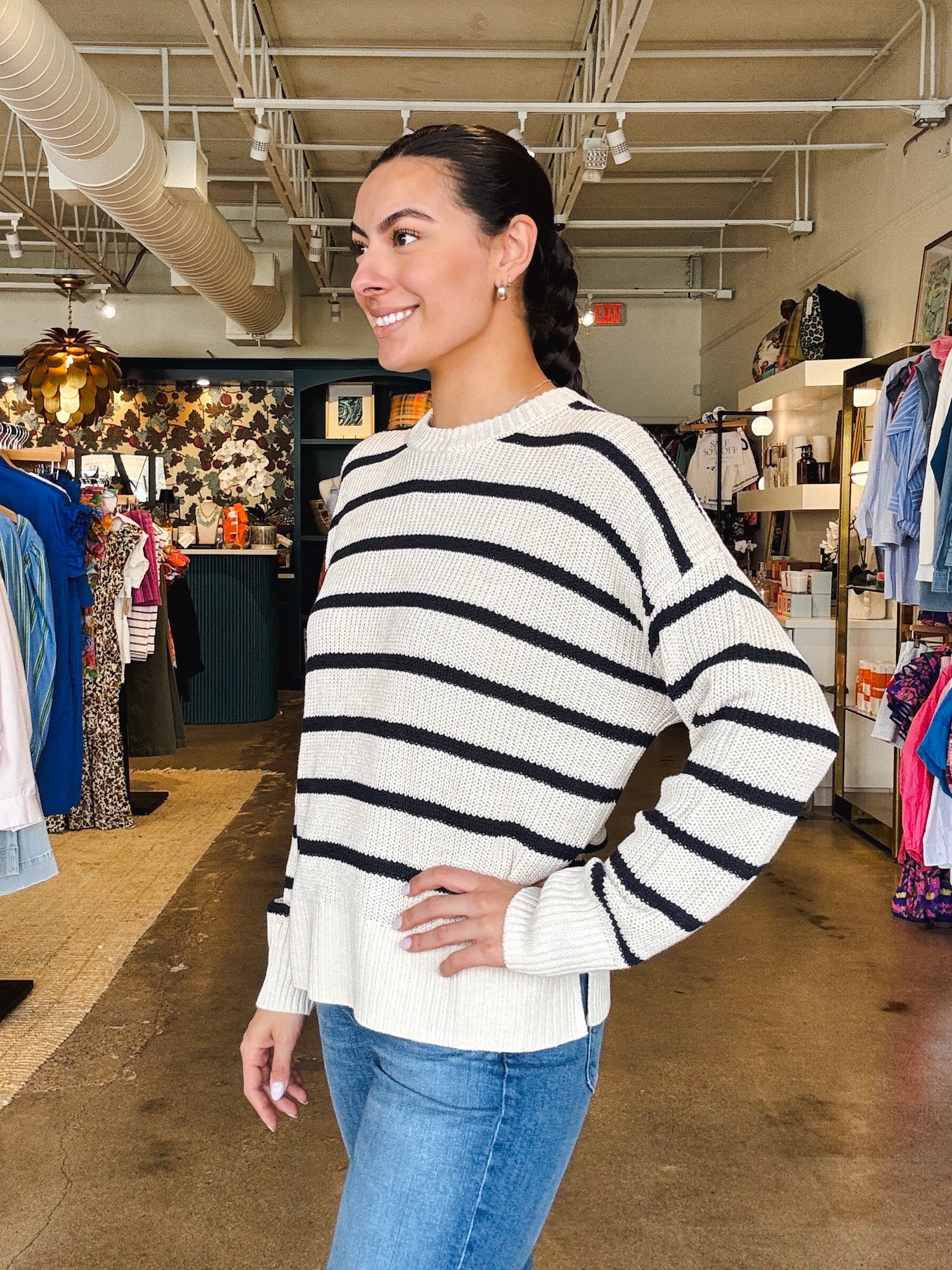 Miramar Linen Crew - Elle Maxine