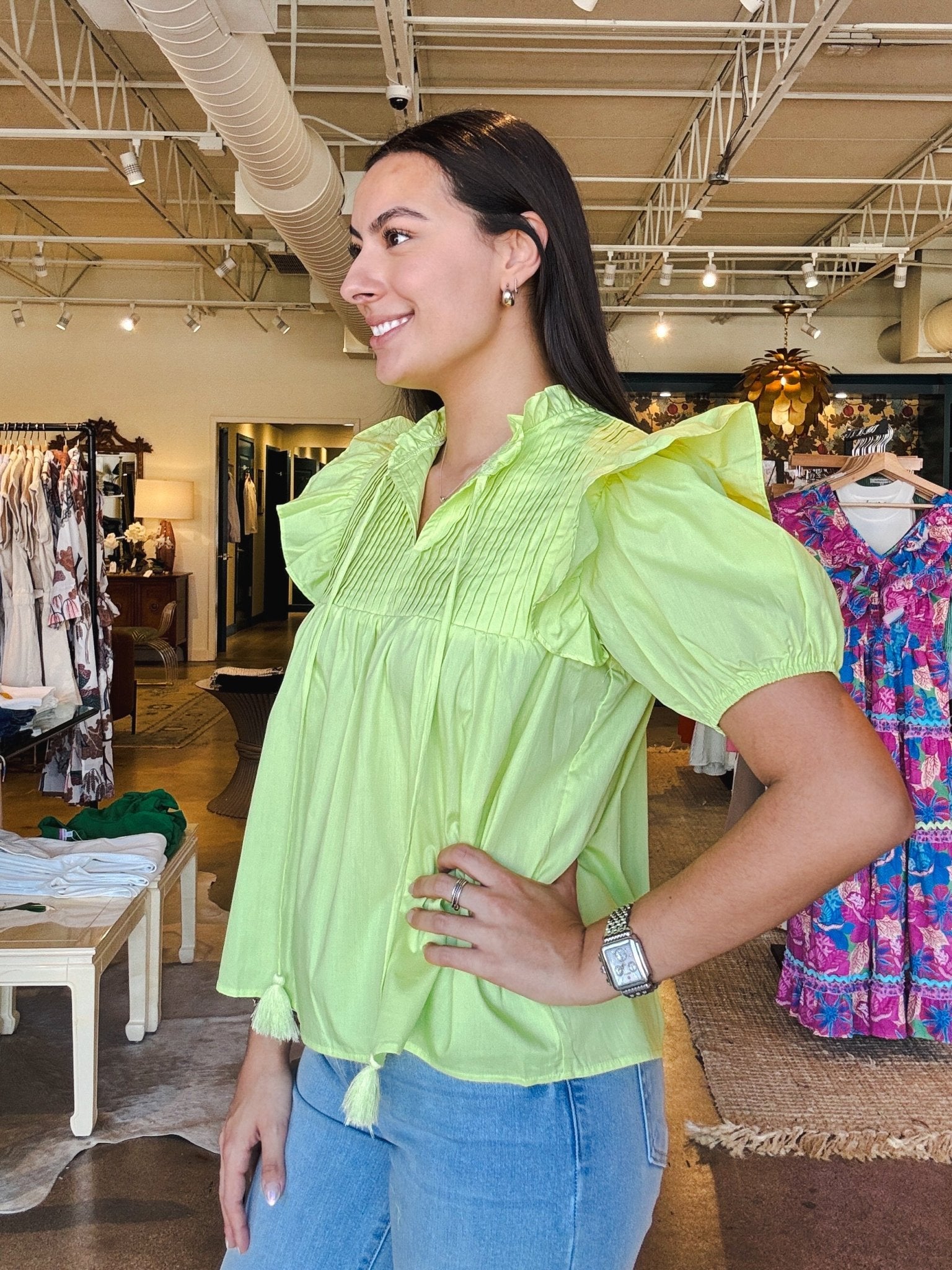 Nora Top - Citron - Elle Maxine