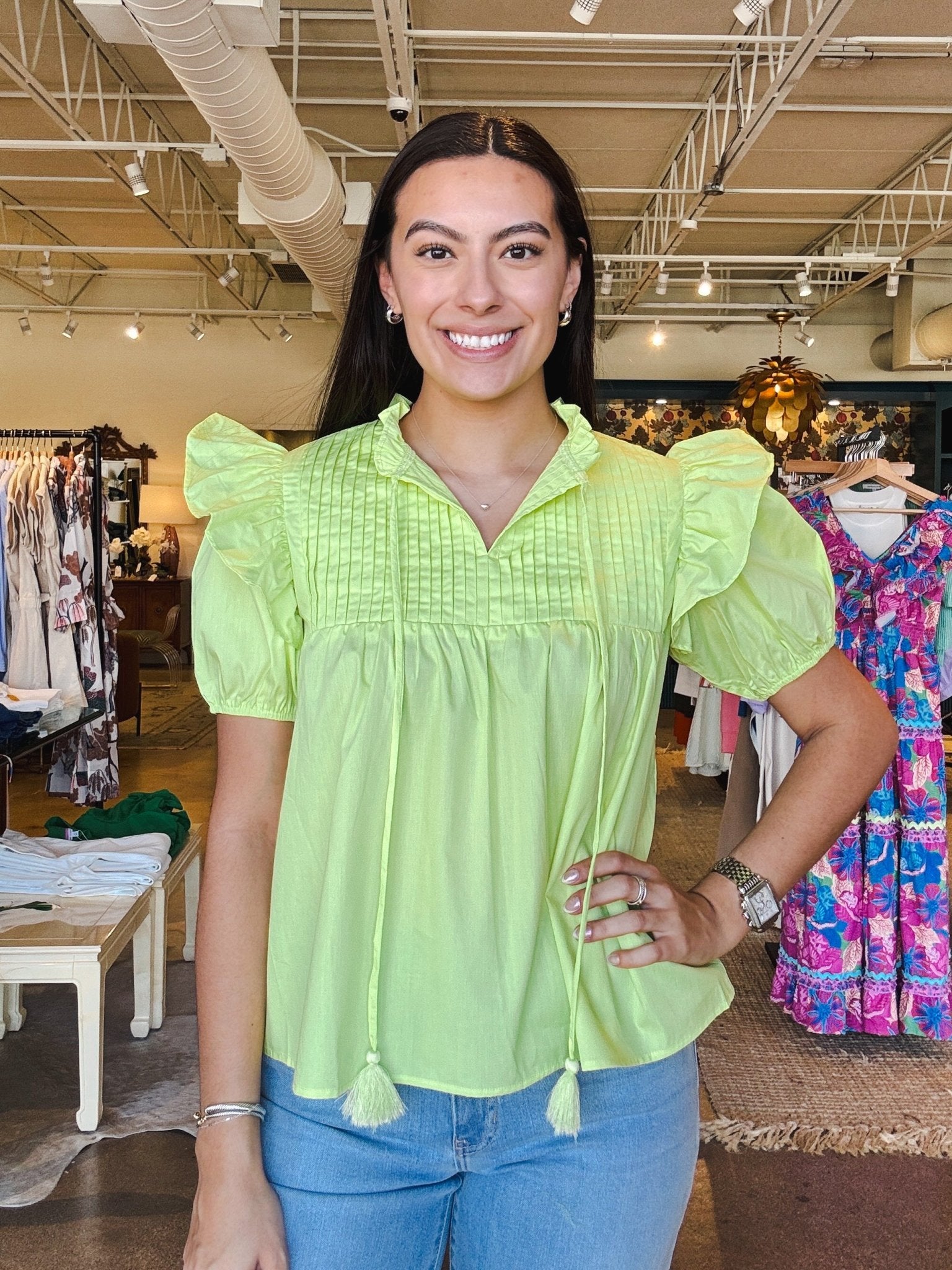 Nora Top - Citron - Elle Maxine