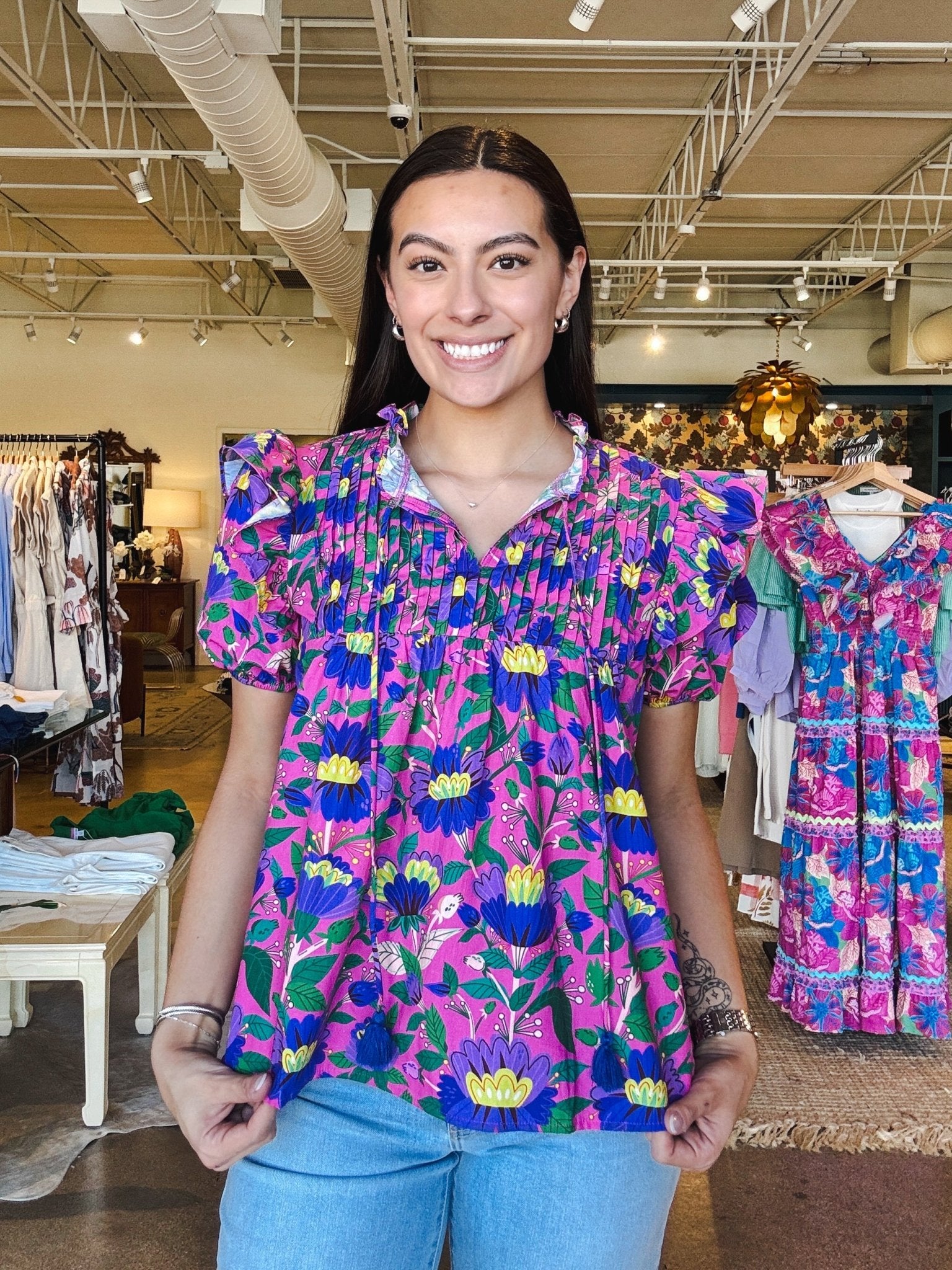 Nora Top - Floral Fairytale - Elle Maxine