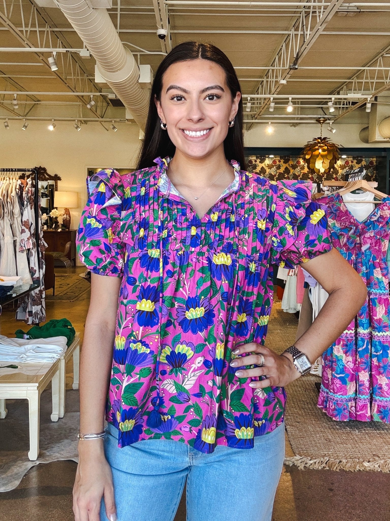 Nora Top - Floral Fairytale - Elle Maxine