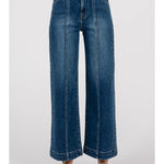 Paola Wide Leg - Seams - Dark Wash - Elle Maxine