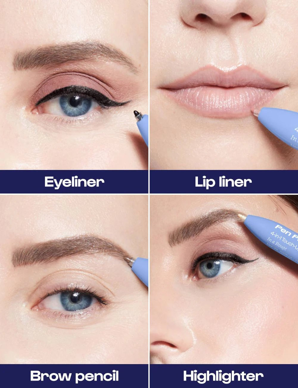Pen Pal 4 - in - 1 Makeup Touch Up Pen - Elle Maxine